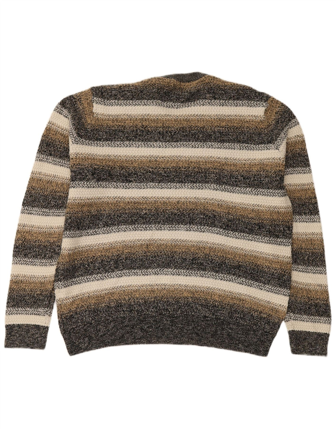Maglione maglione girocollo da uomo Marks & Spencer XL a righe multicolore