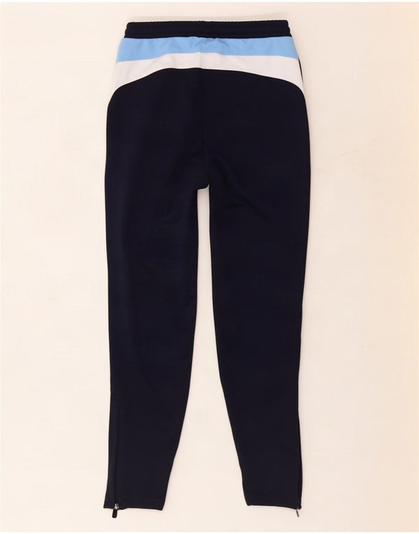 Pantaloni della tuta da bambino Kappa 13-14 anni in poliestere color block blu navy