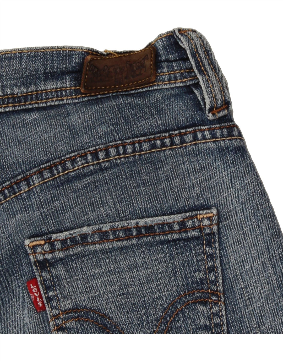 LEVI'S Womens Denim Shorts W26 Small Blue Vintage Levi's and Second-Hand Levi's from Messina Hembry 