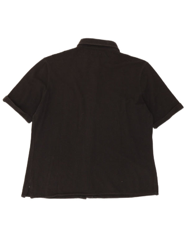 Camicia Donna Manica Corta Belfe IT 48 XL Cotone Nero