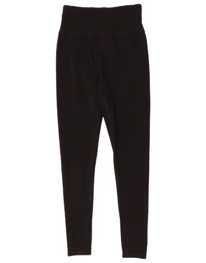 Leggings grafici da donna Superdry UK 8 Small cotone nero