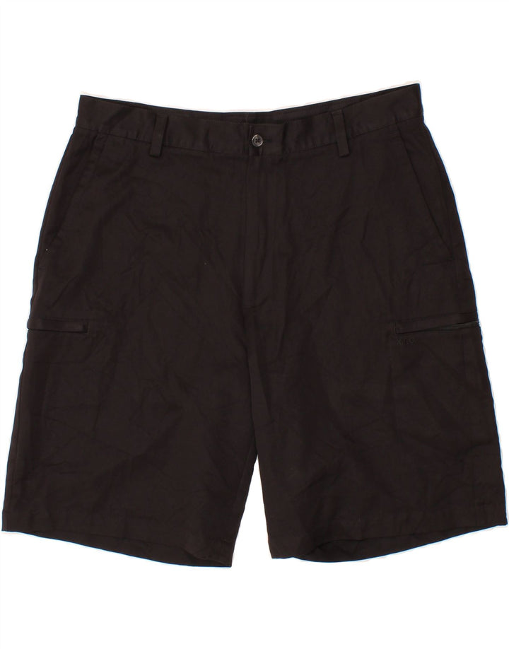IZOD Womens Golf Cargo Shorts W36 XL Black Polyester Vintage Izod and Second-Hand Izod from Messina Hembry 