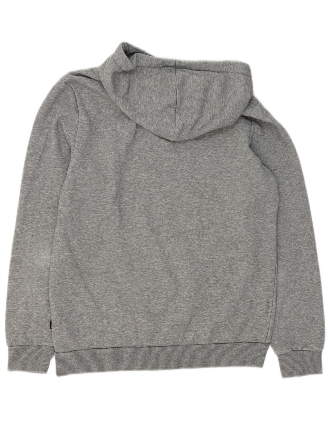 Felpa con cappuccio grafica PUMA da uomo piccola in cotone grigio