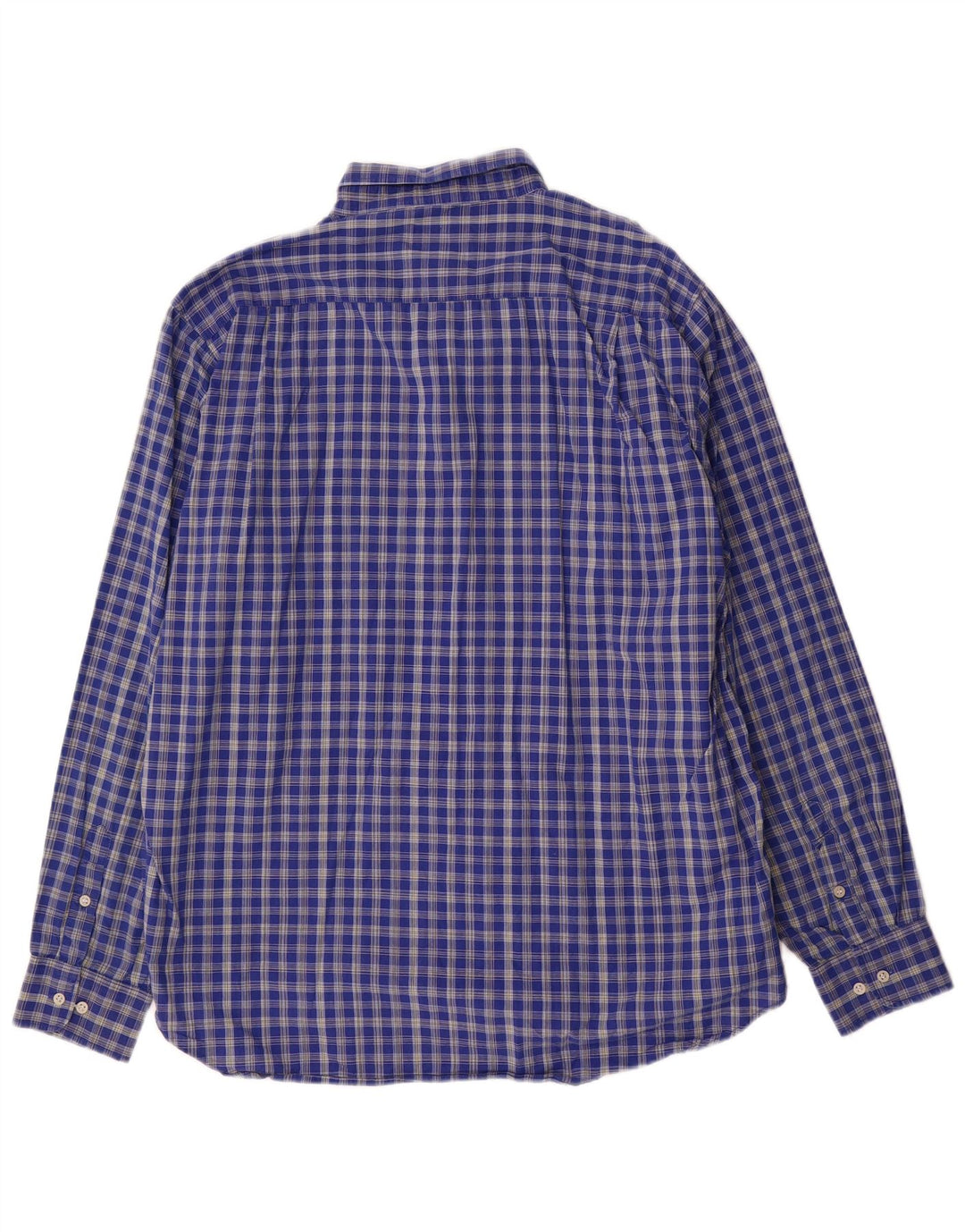 Camicia da uomo Ascot Sports 2XL in cotone a quadri blu