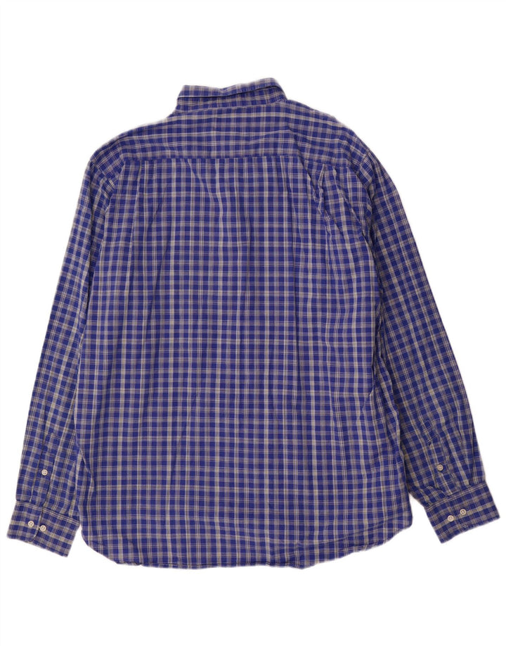 Camicia da uomo Ascot Sports 2XL in cotone a quadri blu