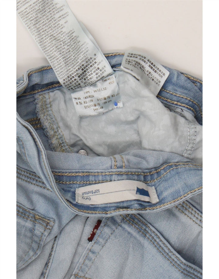 Jeans Levi's 529 Curvy Bootcut da donna W32 L32 in cotone blu