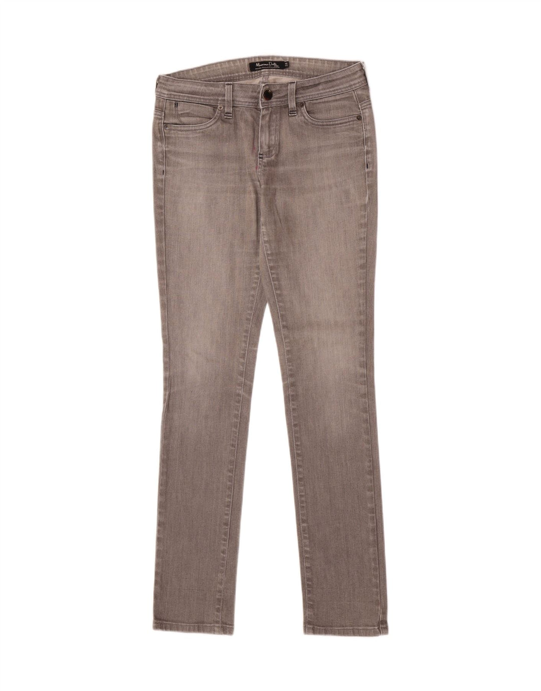 Jeans skinny da donna Massimo Dutti W28 L33 cotone grigio
