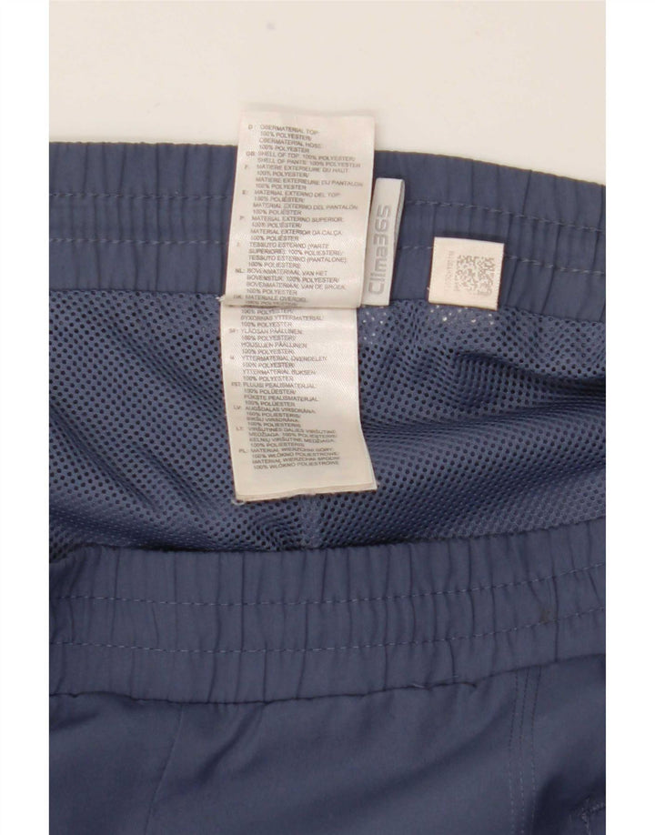 Pantaloni della tuta da donna Adidas UK 6 XS poliestere blu navy