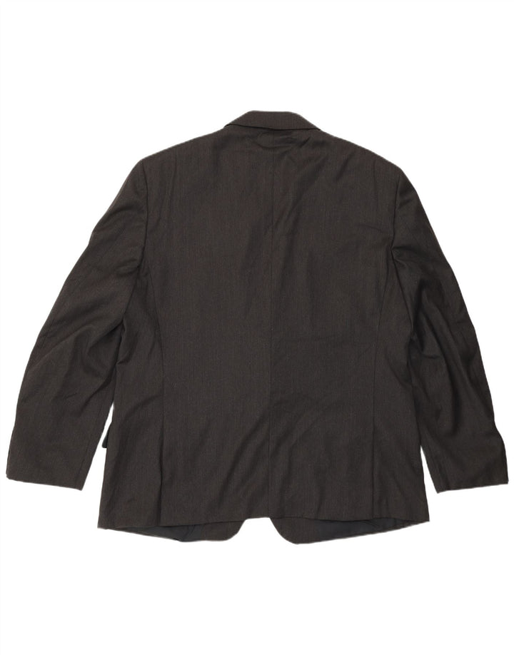 CANTARELLI Giacca blazer da uomo a 2 bottoni Loro Piana IT 58 4XL Grigio