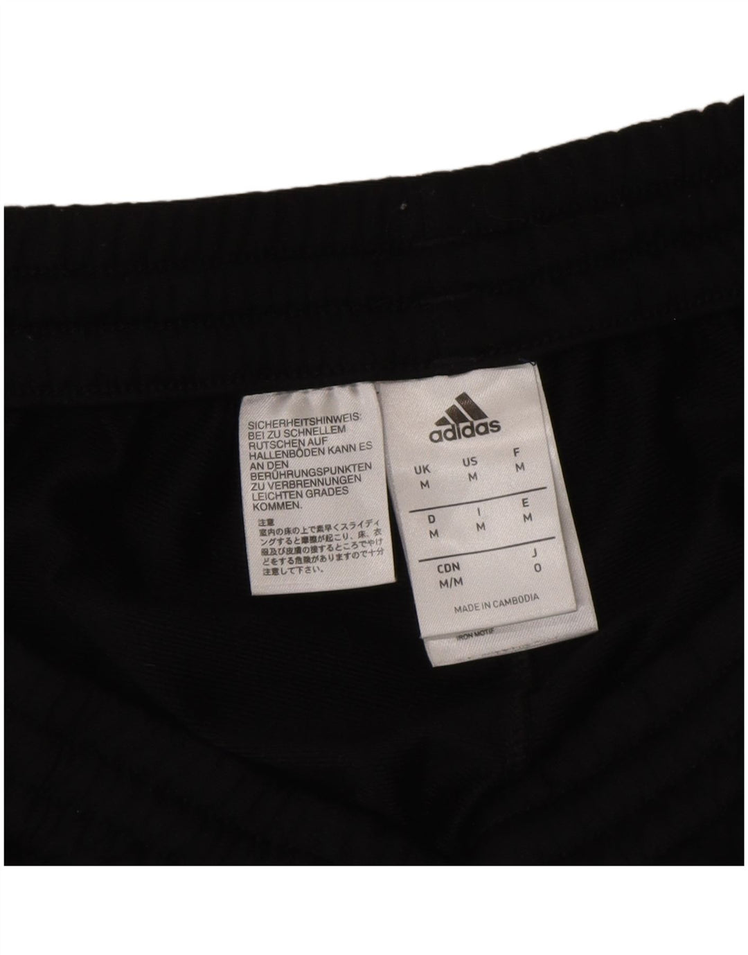 Pantaloni da tuta grafica da uomo Adidas Joggers medio poliestere nero
