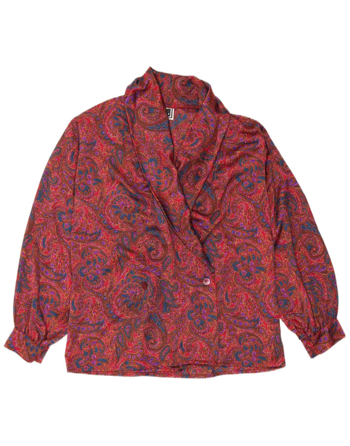 Camicetta da donna Luisa Spagnoli UK 10 Small Red Paisley Poliestere