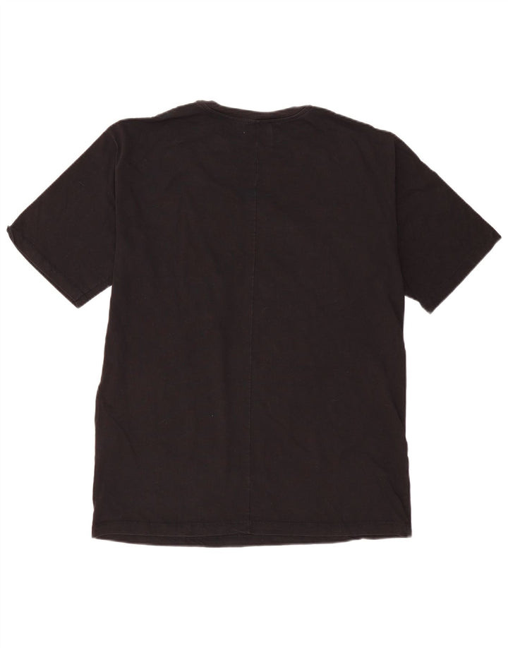 T-shirt grafica da uomo Converse Top XS in cotone nero