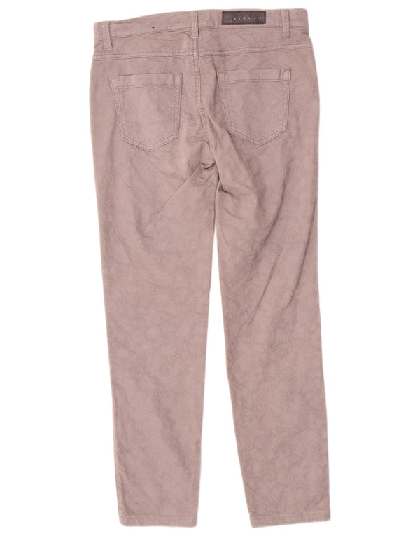 Pantaloni casual super skinny da donna Sisley W28 L28 cotone grigio