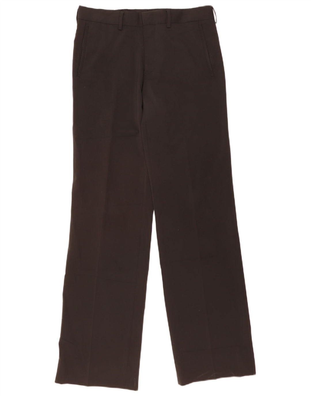 Pantaloni chino dritti da uomo ZARA EU 40 medio W31 L34 poliestere nero