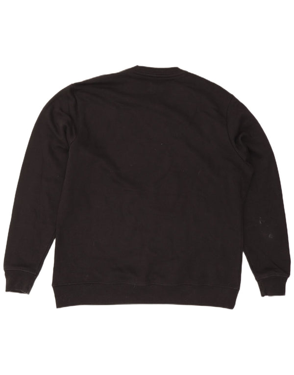 Felpa da uomo Champion Jumper XL in cotone nero