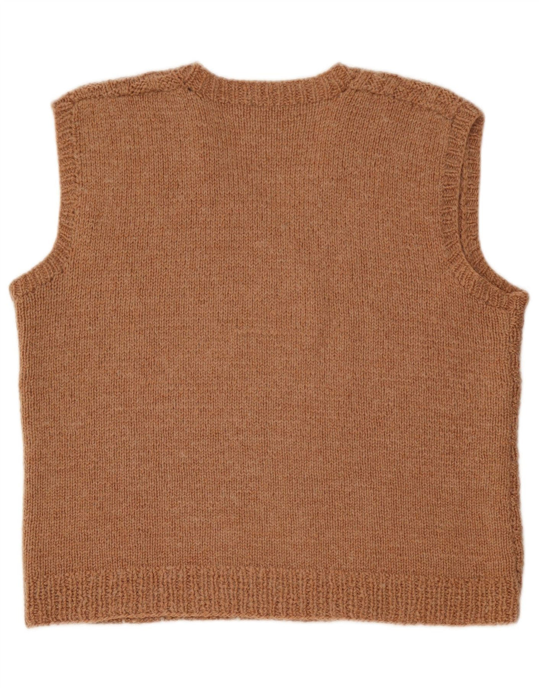 Canottiera vintage da uomo marrone medio
