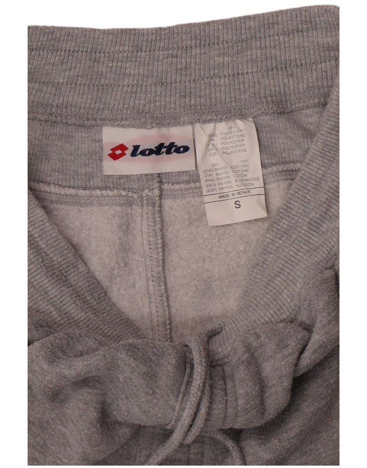 Pantaloncini sportivi grafici da donna Lotto piccoli sportivi in poliestere grigio