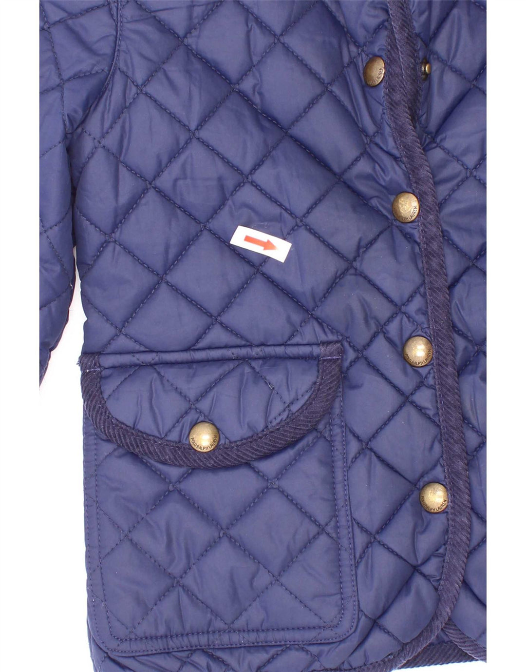 Giacca trapuntata per ragazze Polo Ralph Lauren 5-6 anni in poliestere blu navy