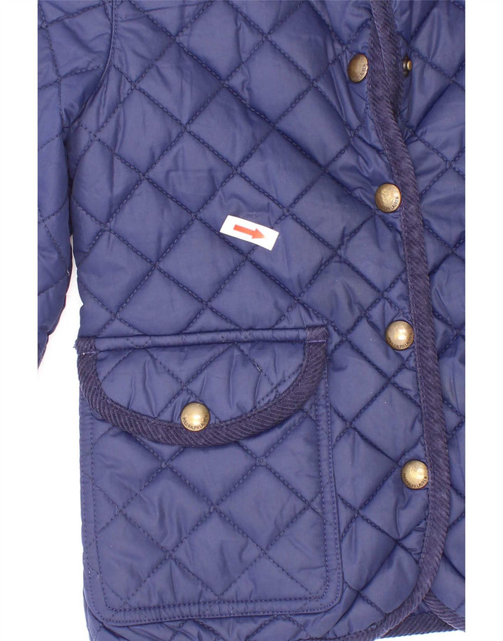 Giacca trapuntata per ragazze Polo Ralph Lauren 5-6 anni in poliestere blu navy