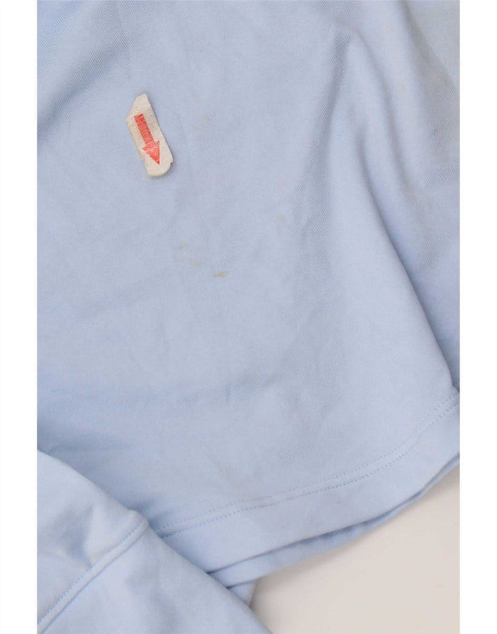 Maglia da ginnastica Under Armour da donna con collo e zip, UK 12, blu medio