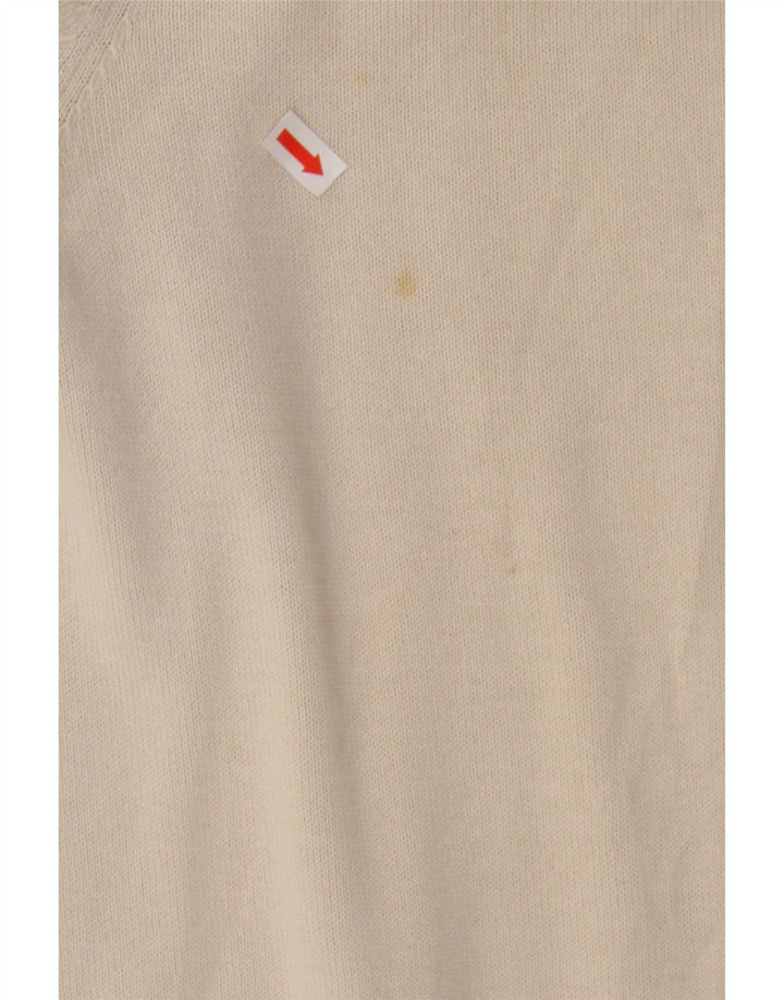 TIMBERLAND Mens Earthkeepers Crew Neck Jumper Sweater Small Beige Vintage Timberland and Second-Hand Timberland from Messina Hembry 