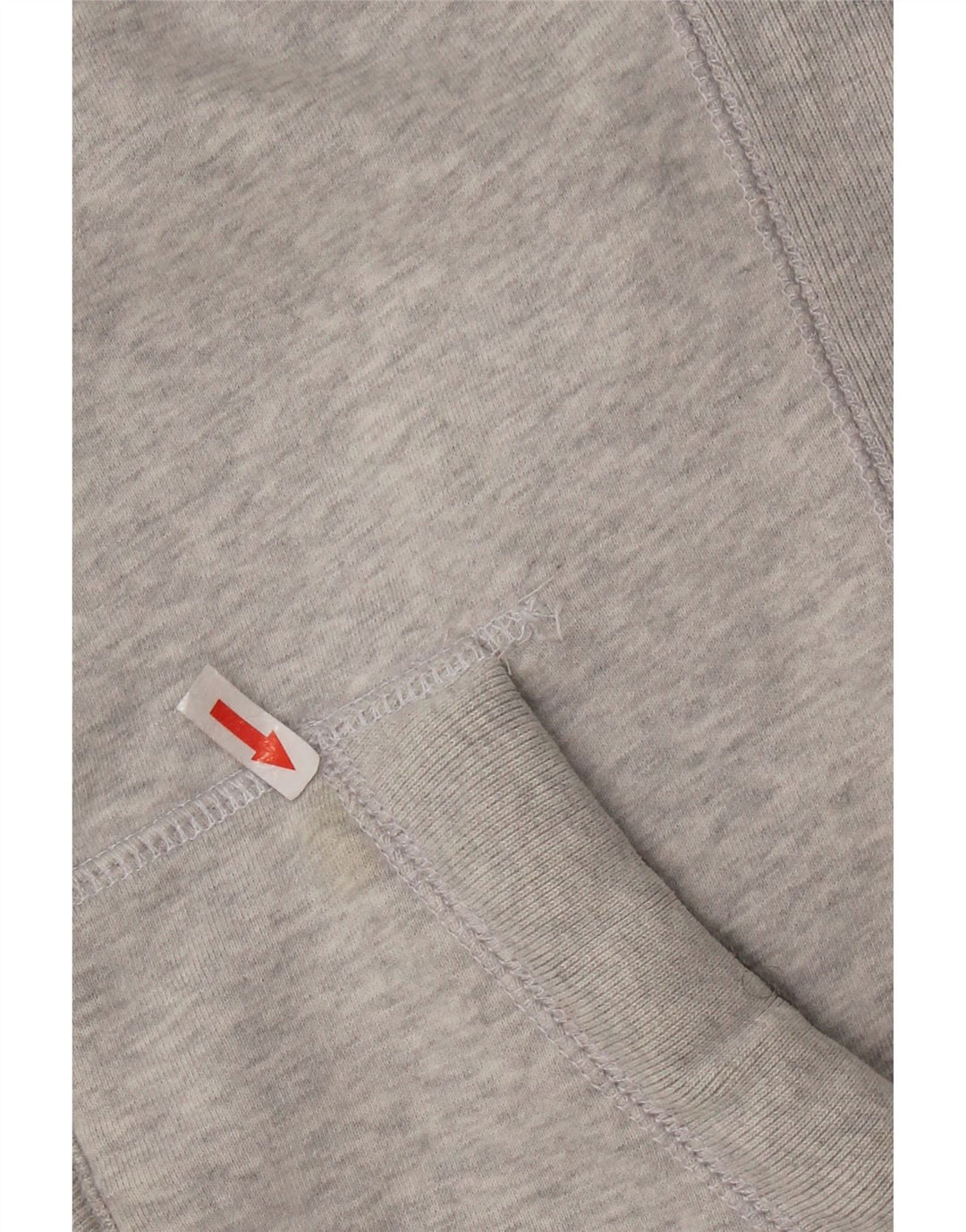 Maglione con cappuccio e zip grafica da uomo SUPERDRY piccolo in cotone grigio