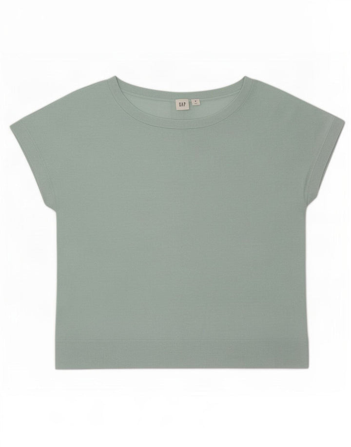 Gap T-shirt da donna Top UK 14 Medium Turchese