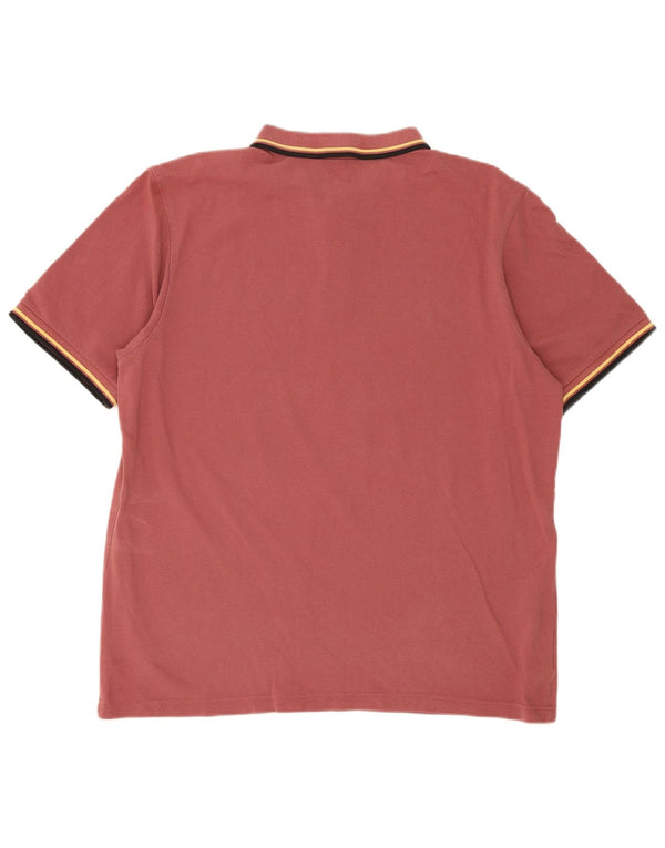Polo Fred Perry da uomo slim fit 2XL in cotone a righe rosse