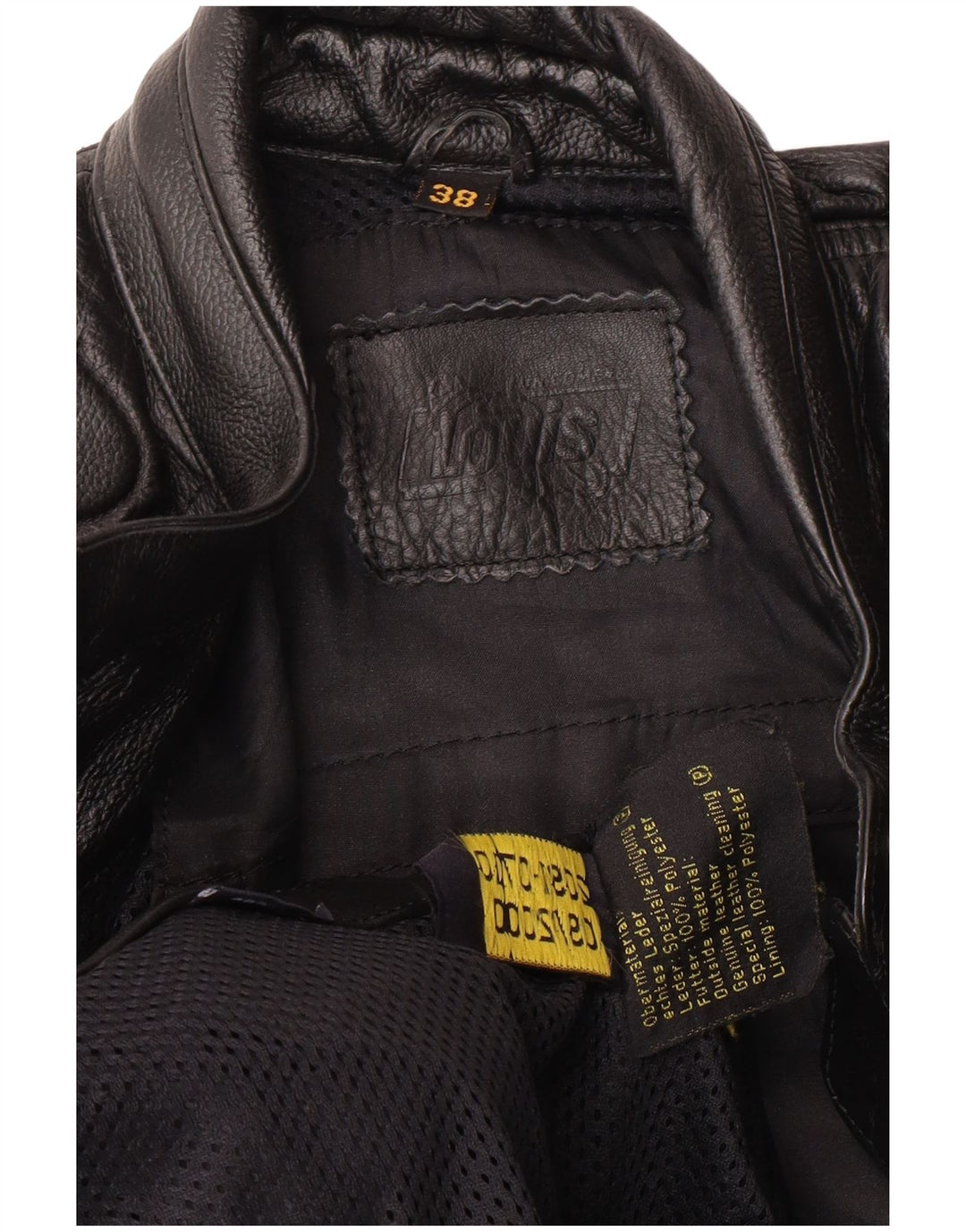 Giacca in pelle Motorstyle da donna Louis EU 38 pelle nera media