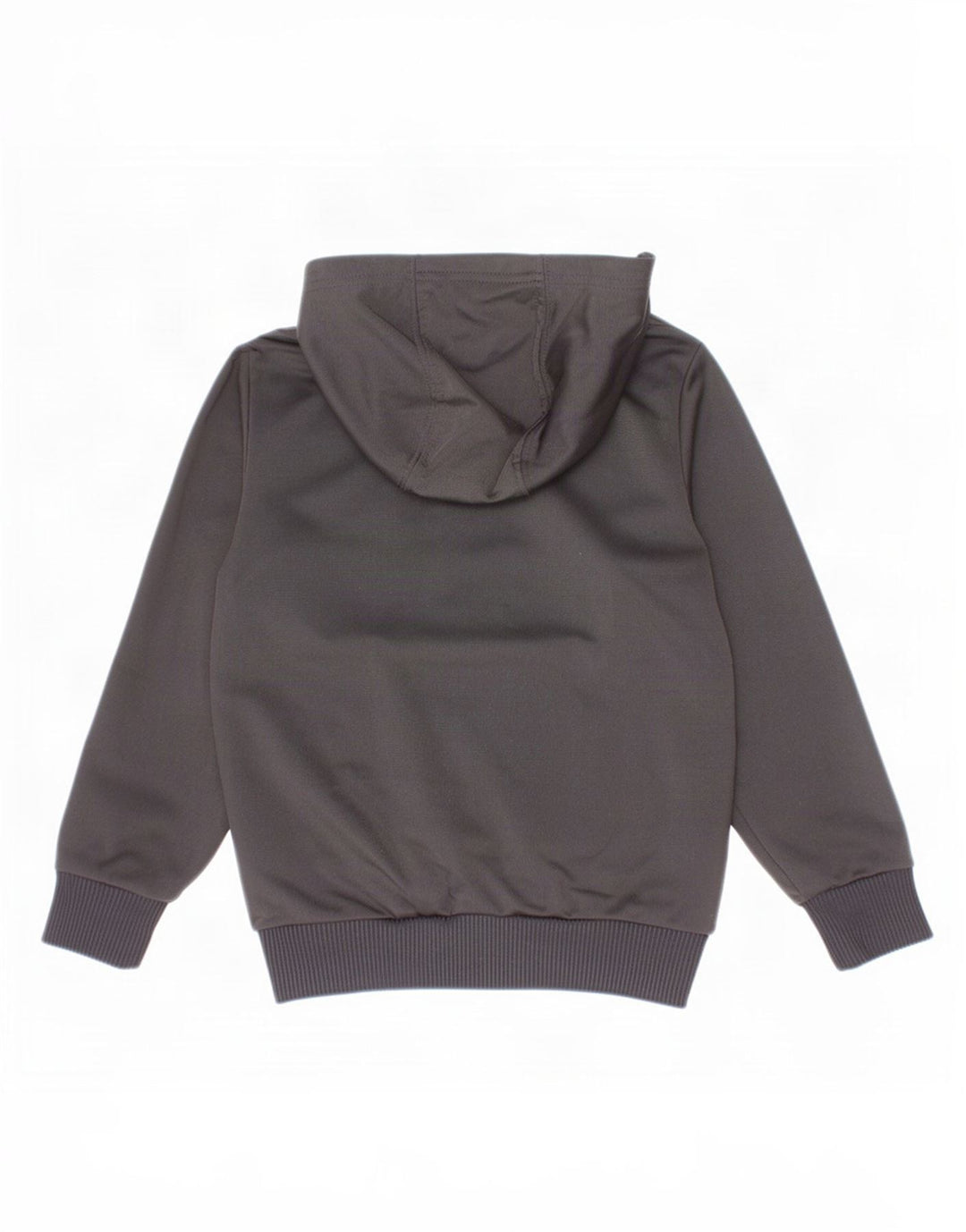 Maglione con cappuccio e zip Adidas da ragazzo 4-5 anni in poliestere nero