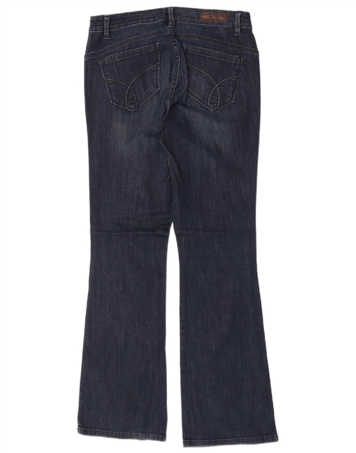 Jeans Bootcut da donna Calvin Klein US 8 Medium W29 L31 Cotone blu navy