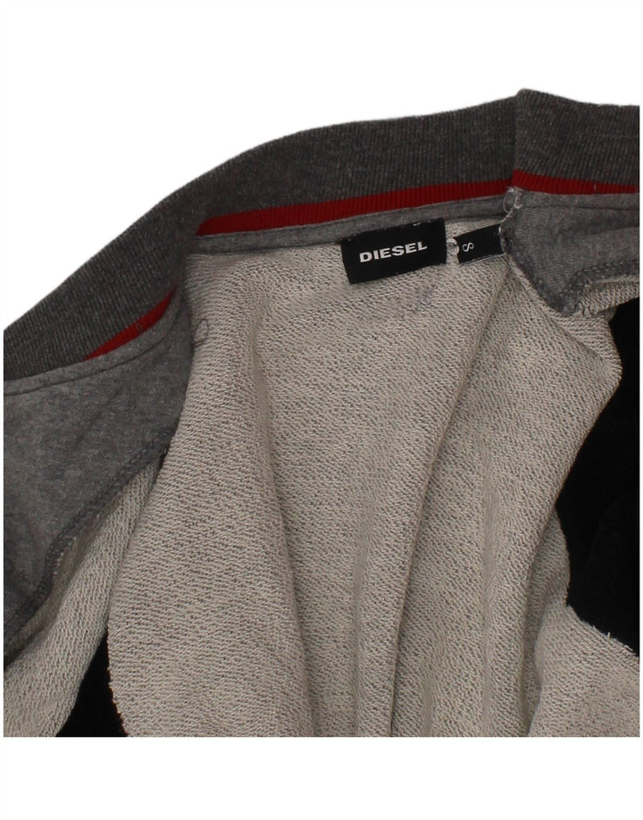 Giacca college grafica per ragazzi Diesel 7-8 anni Colorblock grigio
