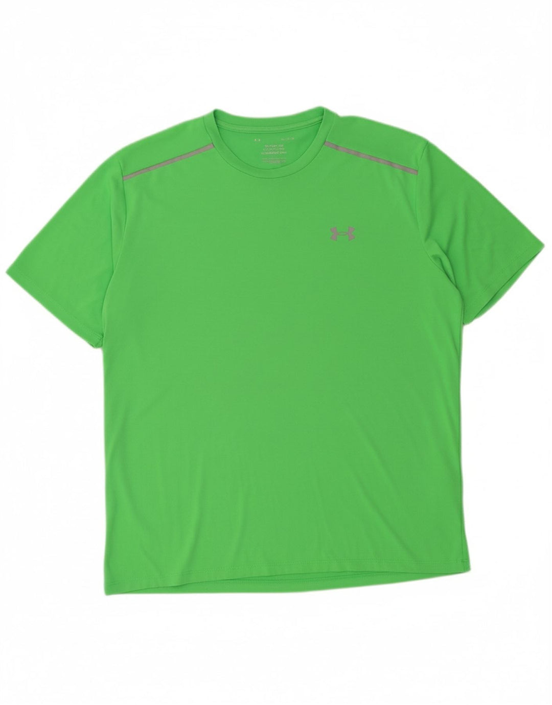 UNDER ARMOUR Mens Graphic T-Shirt Top Medium Green Polyester