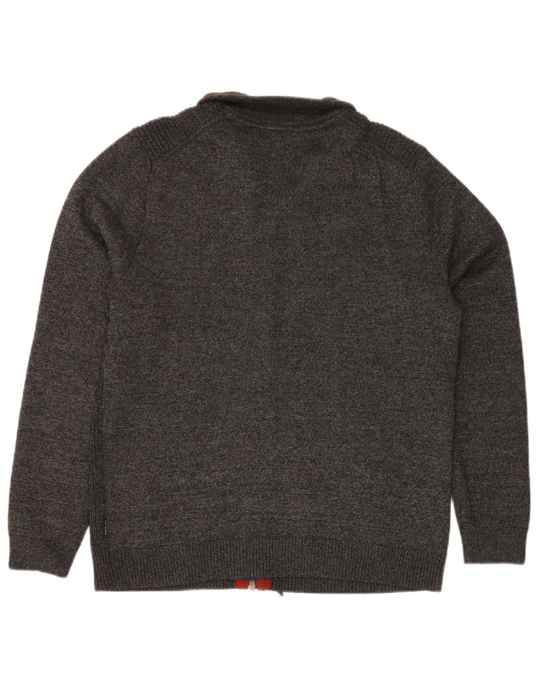 Maglione cardigan da uomo TED BAKER taglia 4 grande poliestere grigio