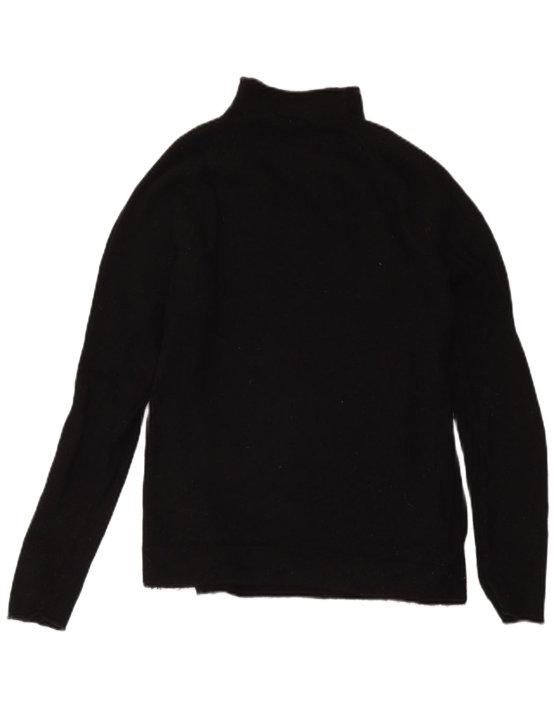Gap Donna Maglione Dolcevita con Collo Alto UK 10 Piccolo Lana Merino Nera