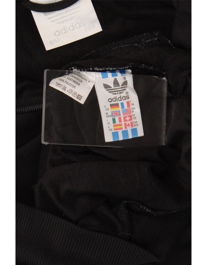 Giacca superiore della tuta da ragazzo Adidas 11-12 anni media poliestere nero