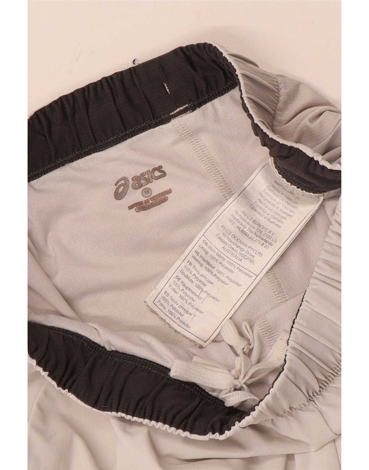 Pantaloncini sportivi da uomo Asics, poliestere bianco medio
