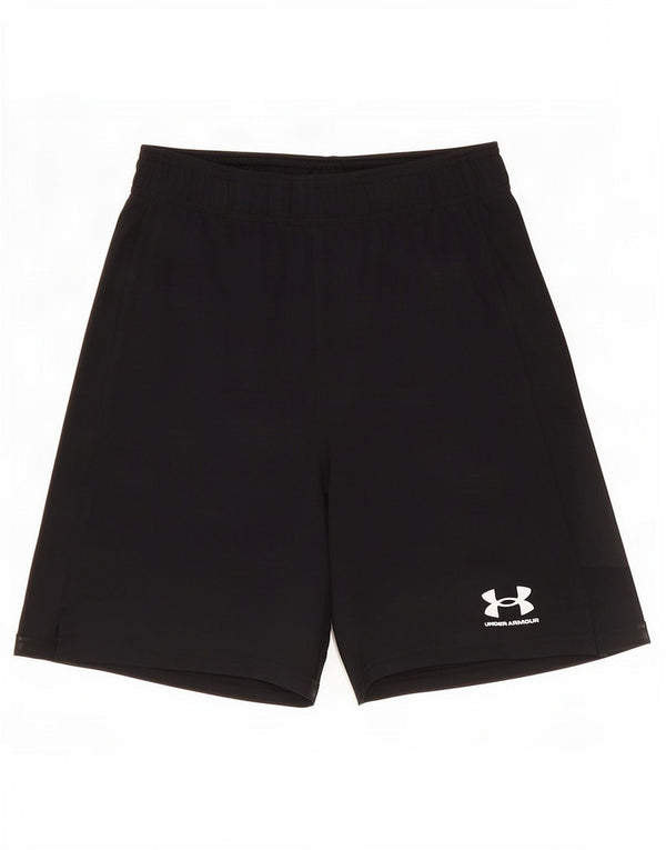 Pantaloncini sportivi larghi da uomo Under Armour piccoli in poliestere nero