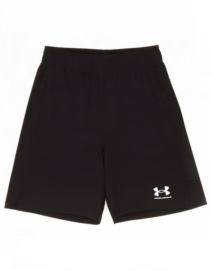Pantaloncini sportivi larghi da uomo Under Armour piccoli in poliestere nero