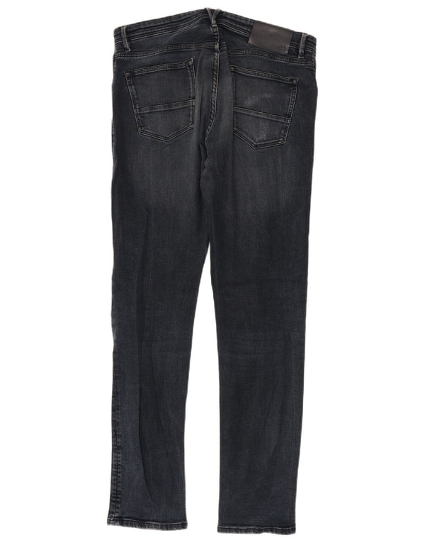 Jeans slim da uomo Massimo Dutti EU 42 Large W32 L32 Cotone blu navy