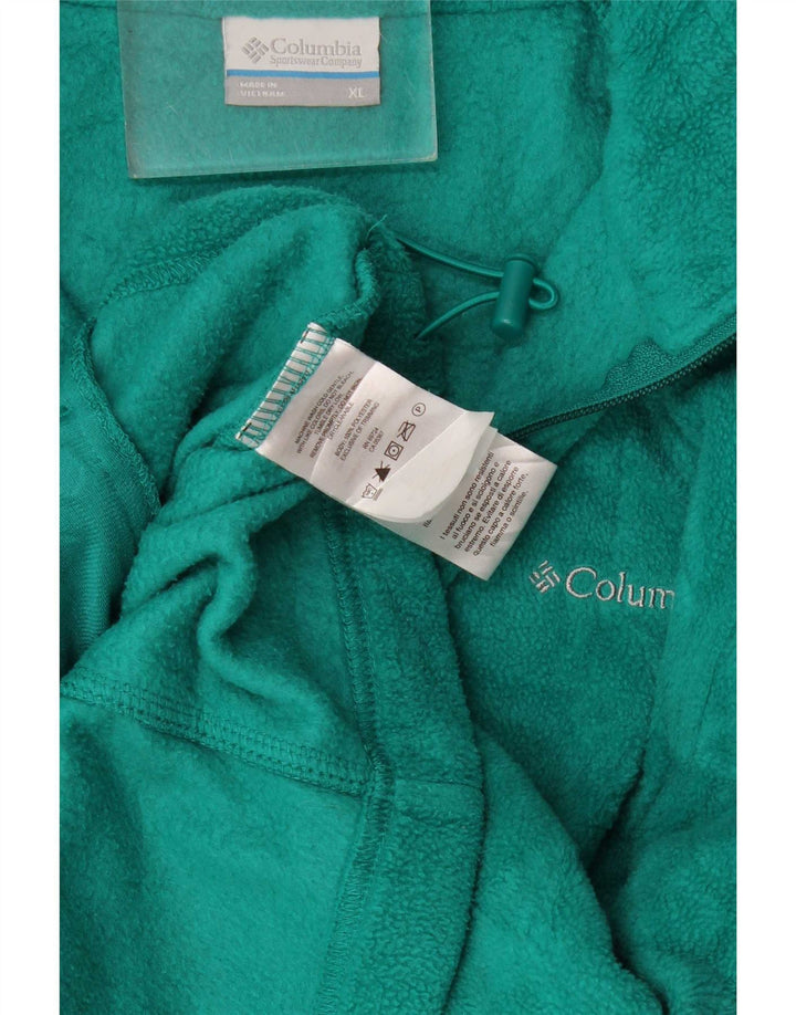 Giacca in pile da donna Columbia UK 18 XL verde poliestere
