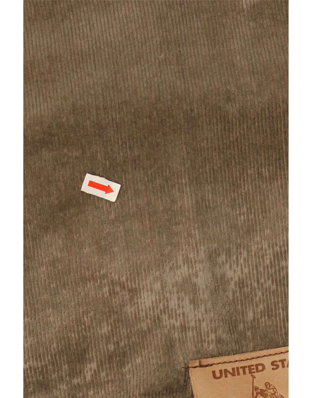 POLO ASSN. Giacca da uomo in velluto a coste UK 42 XL Beige