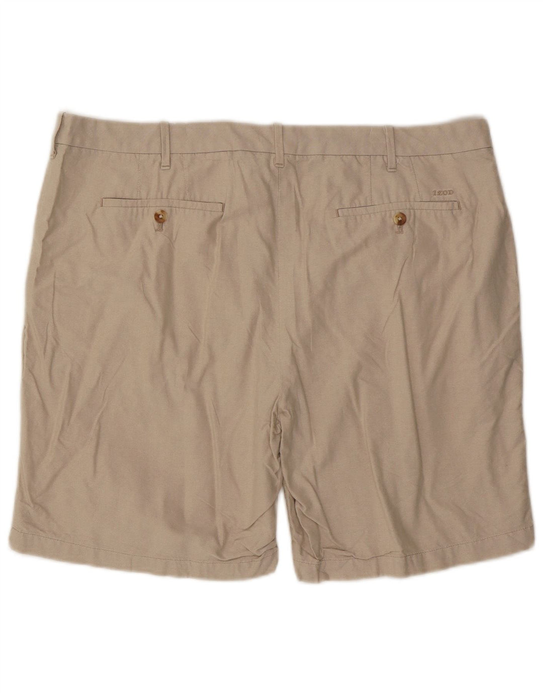 Pantaloncini chino da uomo Izod W42 2XL cotone beige