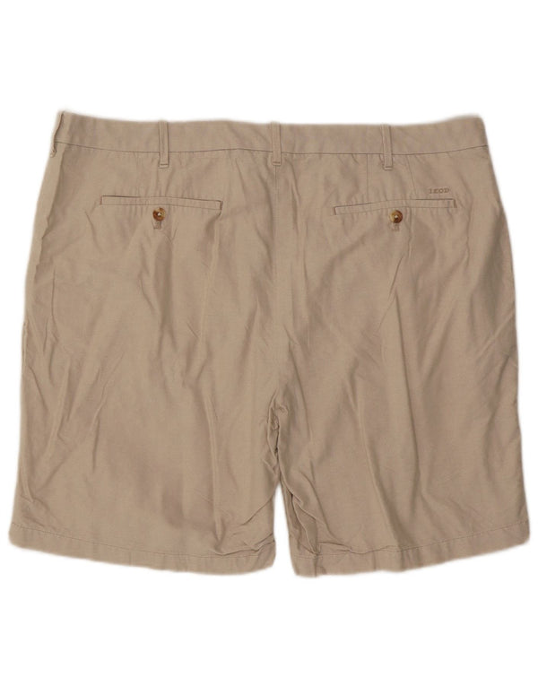 Pantaloncini chino da uomo Izod W42 2XL cotone beige