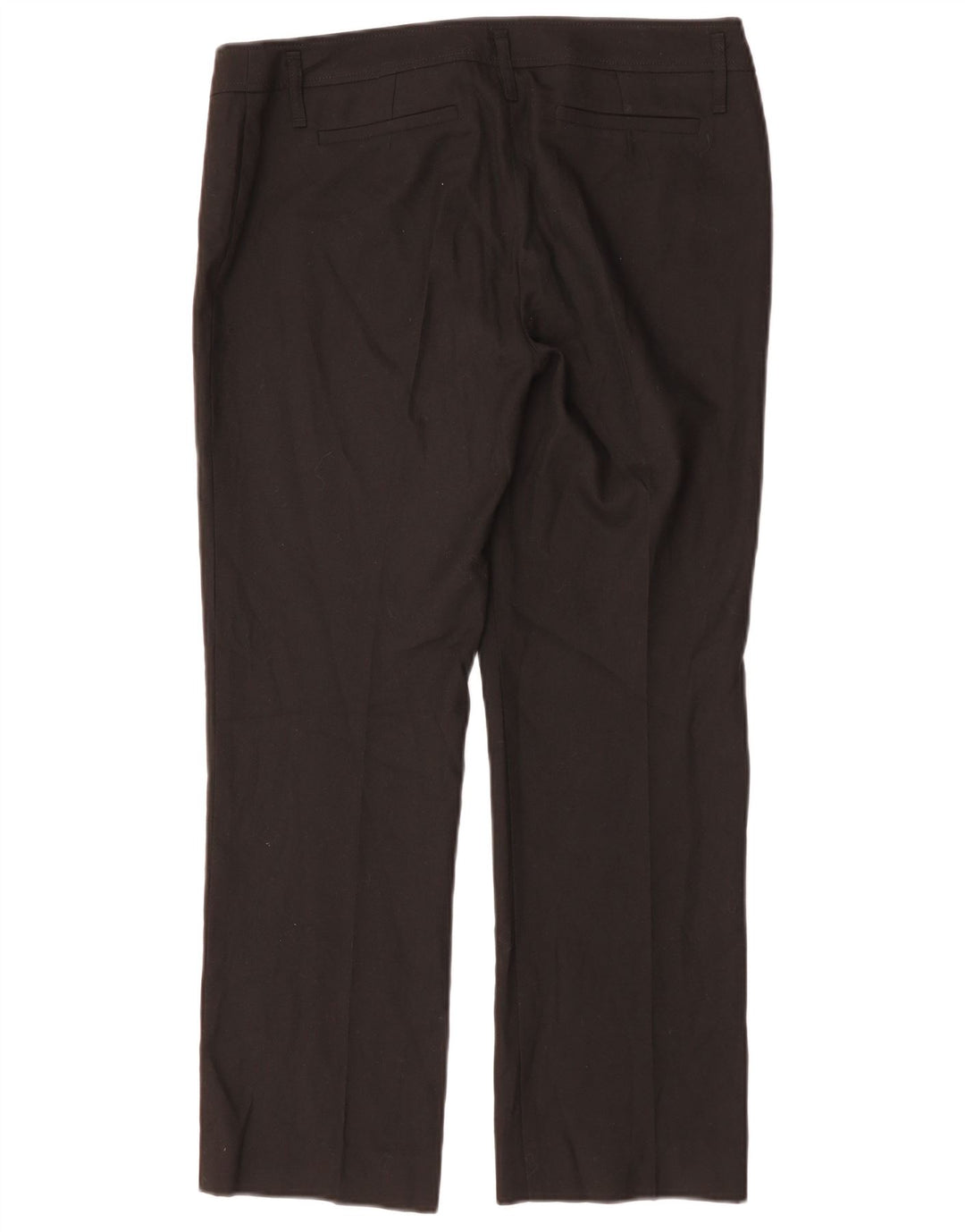 Pantaloni da abito dritti da donna MARELLA UK 14 Large W34 L28 Poliestere nero