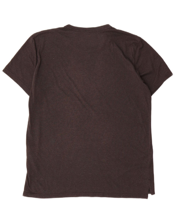 T-shirt grafica Nike Dri Fit da uomo, grande, in poliestere grigio