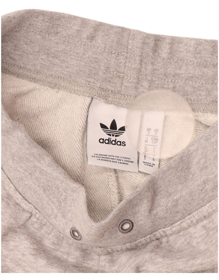 Pantaloncini sportivi da uomo ADIDAS piccoli in cotone grigio