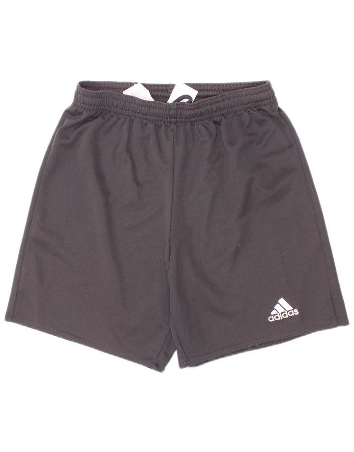 Pantaloncini sportivi Adidas da ragazzo 11-12 anni in poliestere nero