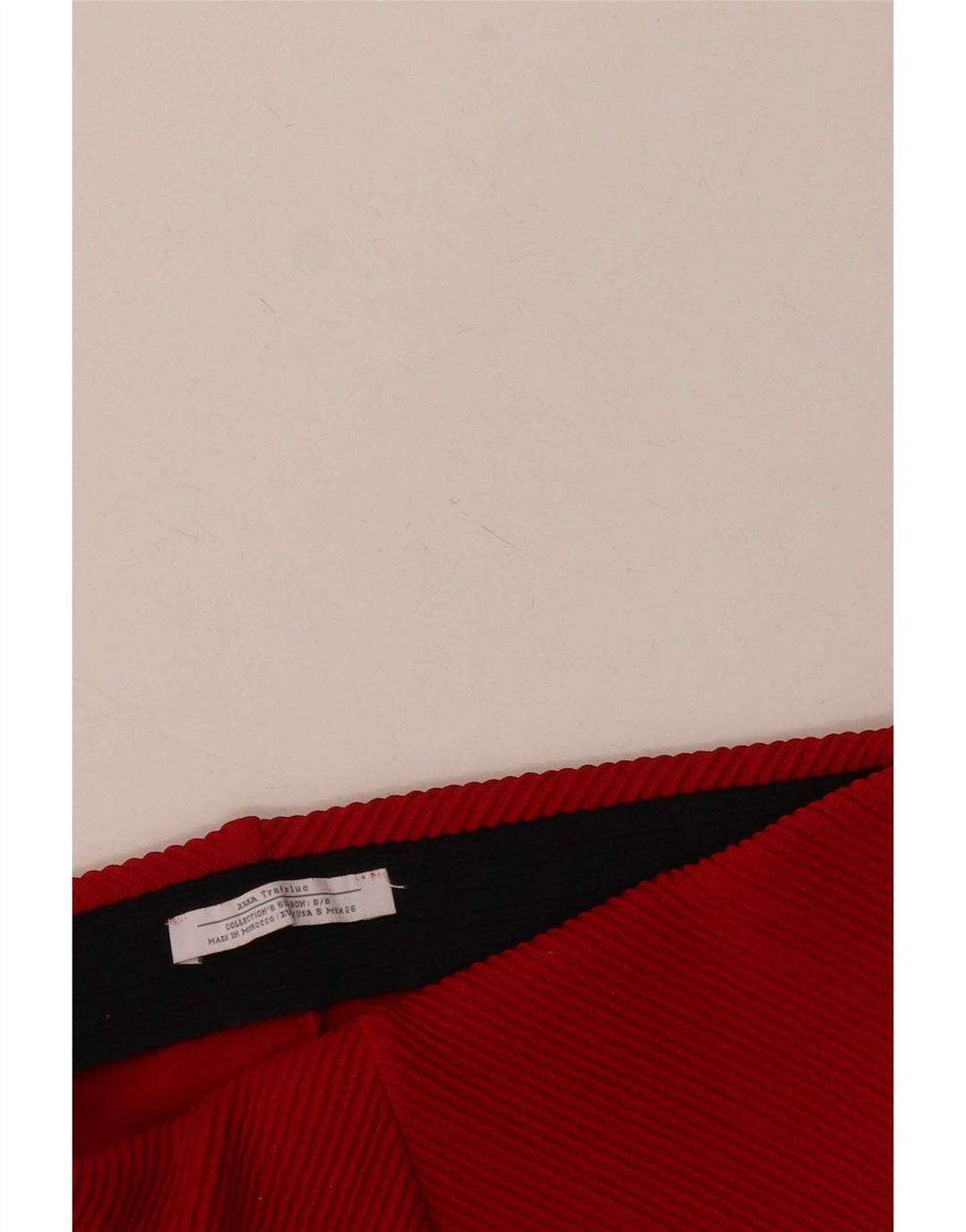 Minigonna Trafaluc da donna Zara piccola W26 poliestere rosso