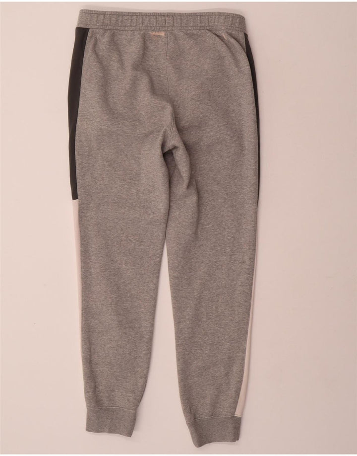NIKE Mens Graphic Tracksuit Trousers Joggers Medium  Grey Colourblock